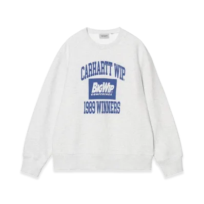 Carhartt WIP 1989 Winners Sweat "Ash Heather/Heavy Stone Wash"