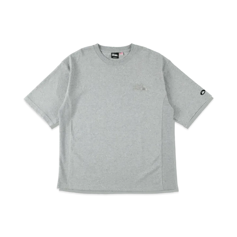 FIRST DOWN S/S EMBROIDERY TEE "Gray"