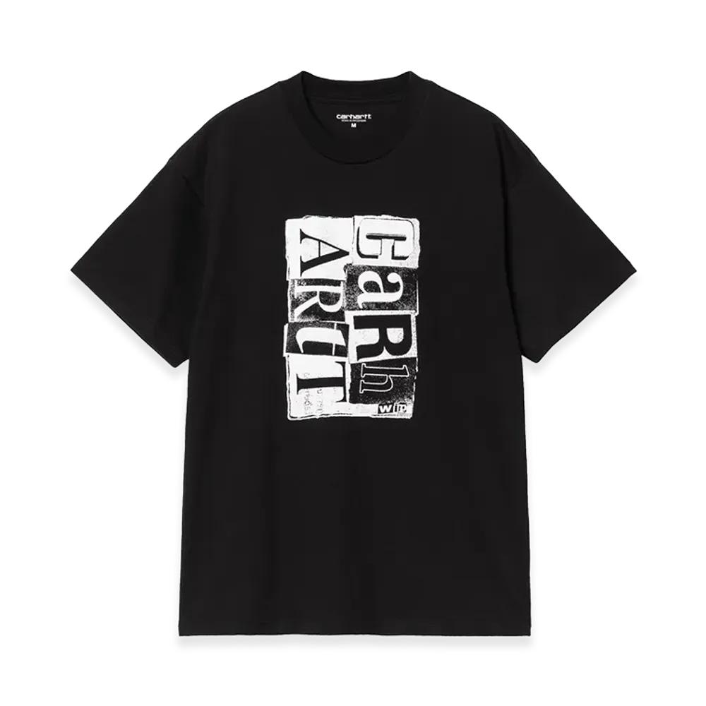 Carhartt WIP S/S Moving Letterpress T-Shirt "Black"