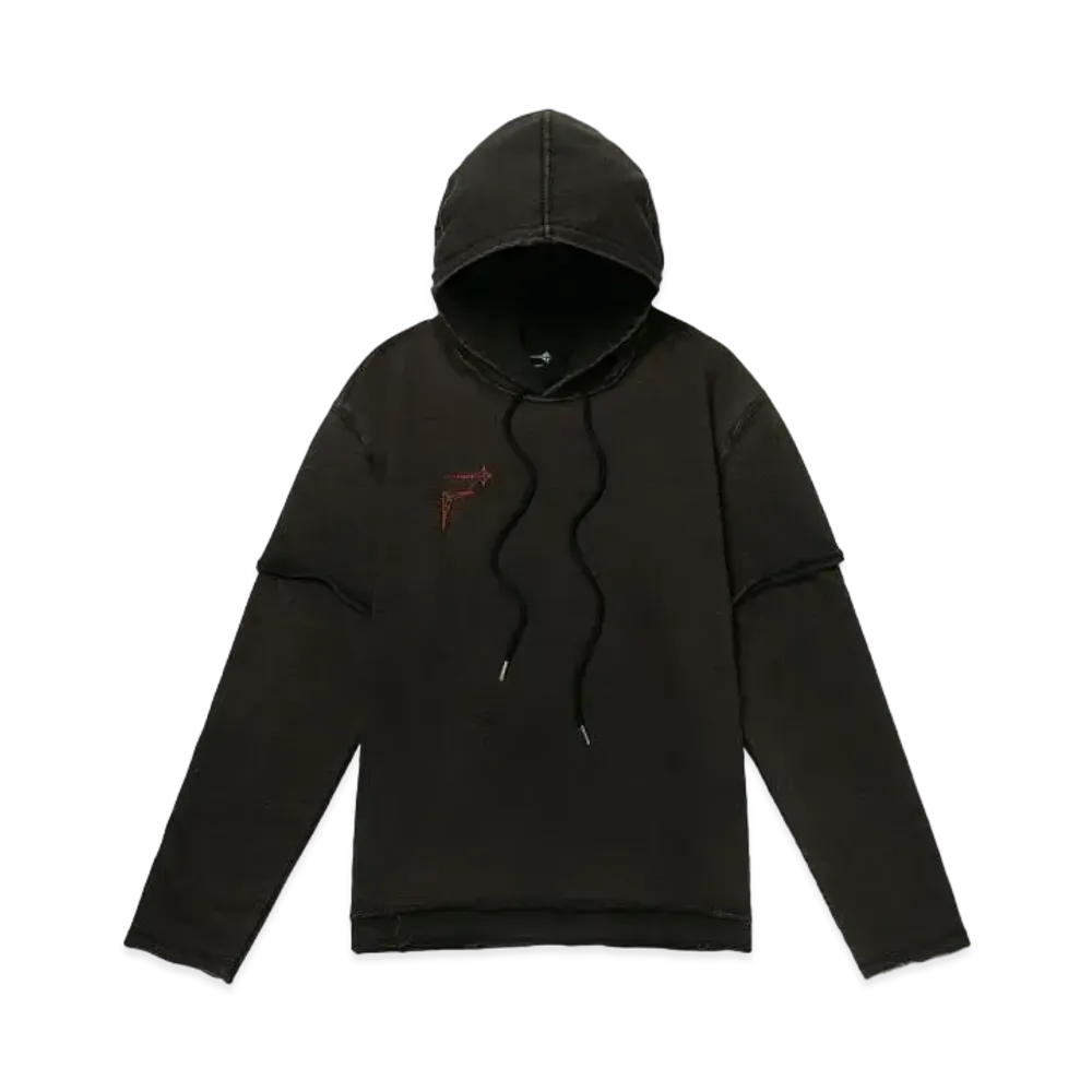 THUG CLUB x FILA String Sweat Shirts "Wash Black"