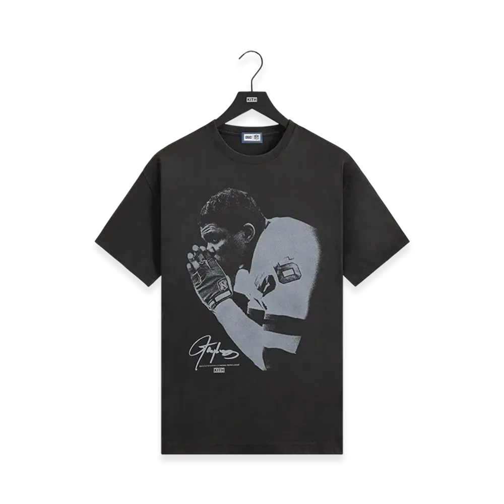 Kith x the NFL Lawrence Taylor Vintage Jones Tee "Black"