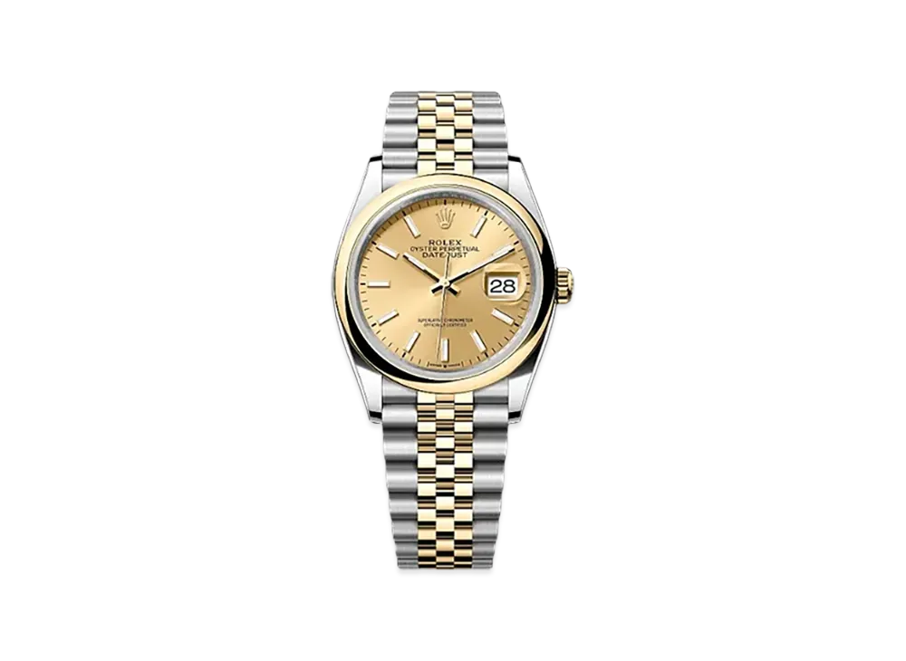ROLEX Datejust 36 Oystersteel & Yellow Gold "Gold"