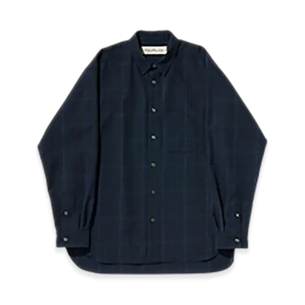 POLYPLOID Classic Pocket Shirt B "Navy/Black"