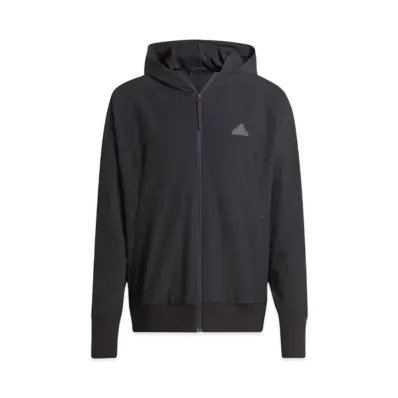 adidas Z.N.E. Woven Full-Zip Hooded Track Top "Black"