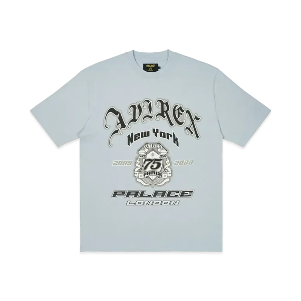 PALACE Avirex T-Shirt "Chill Blue"