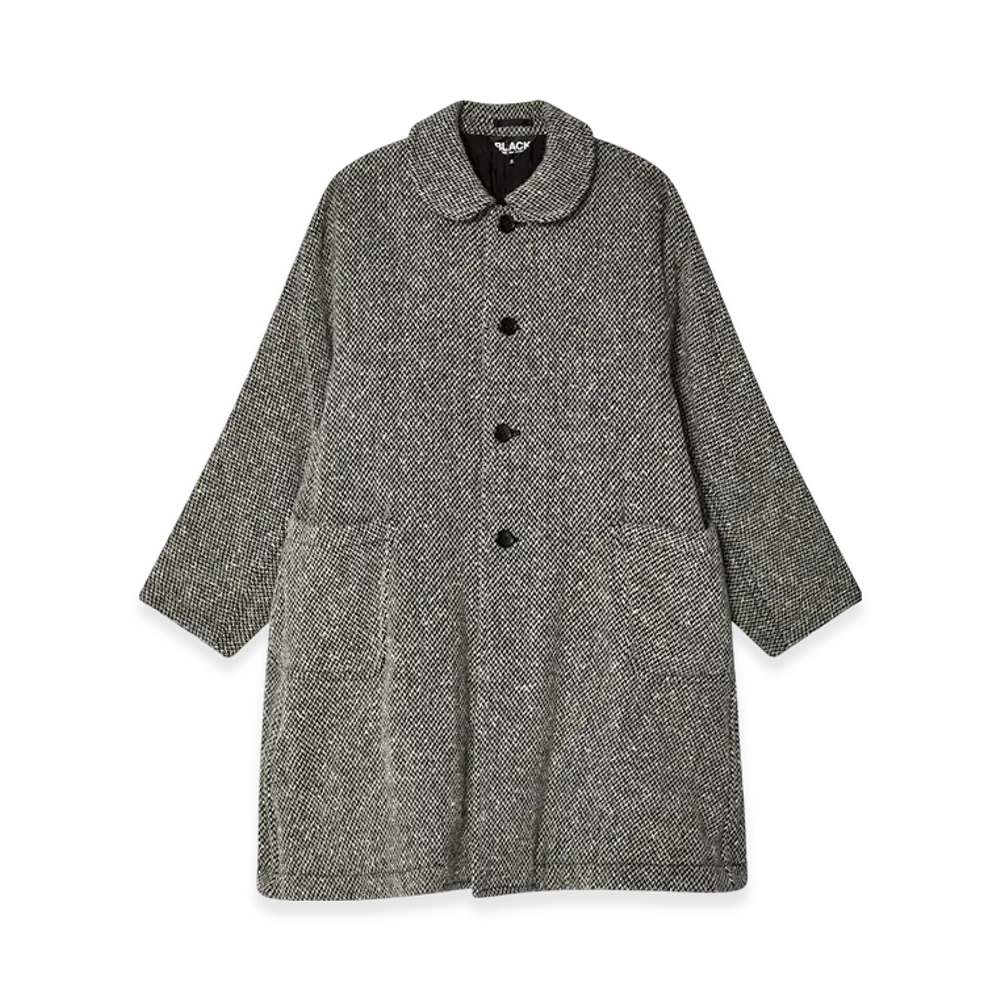 BLACK COMME des GARCONS Herringbone Single Coat "Black"