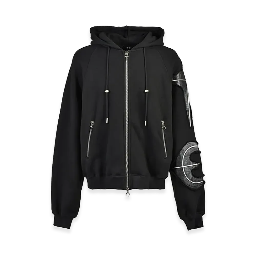 THUG CLUB x NUBIAN New Rock Zip-Up Hoodie "Black"