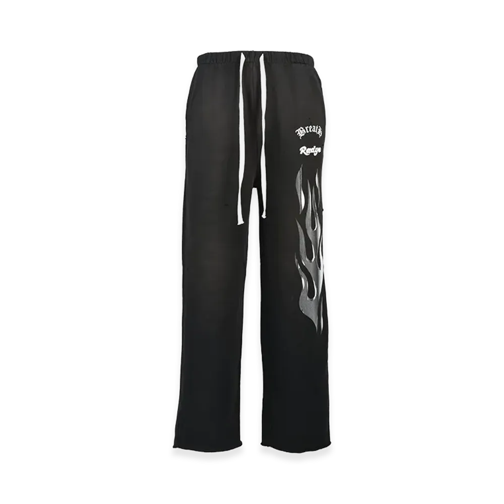 BREATH x Rad Yo! Flaming Eagle Pants "Black"