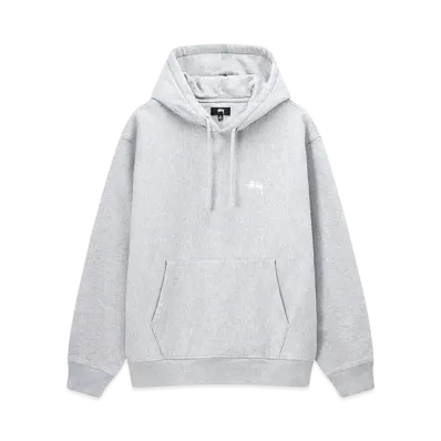 Stussy Stock Logo Hoodie "Grey"