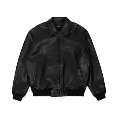 WASTED PARIS Boiler Reset Varsity Jacket "Black"