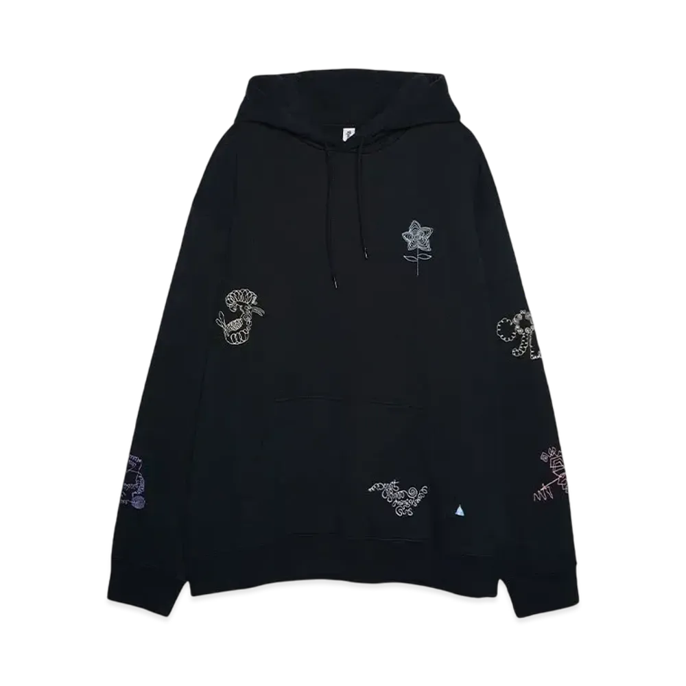 Reception HOODED SWEAT BF "DARK NAVY"