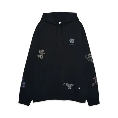 Reception HOODED SWEAT BF "DARK NAVY"