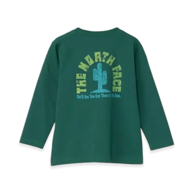 The North Face Toddler L/S Graphic Tee Kids "TNF Green"