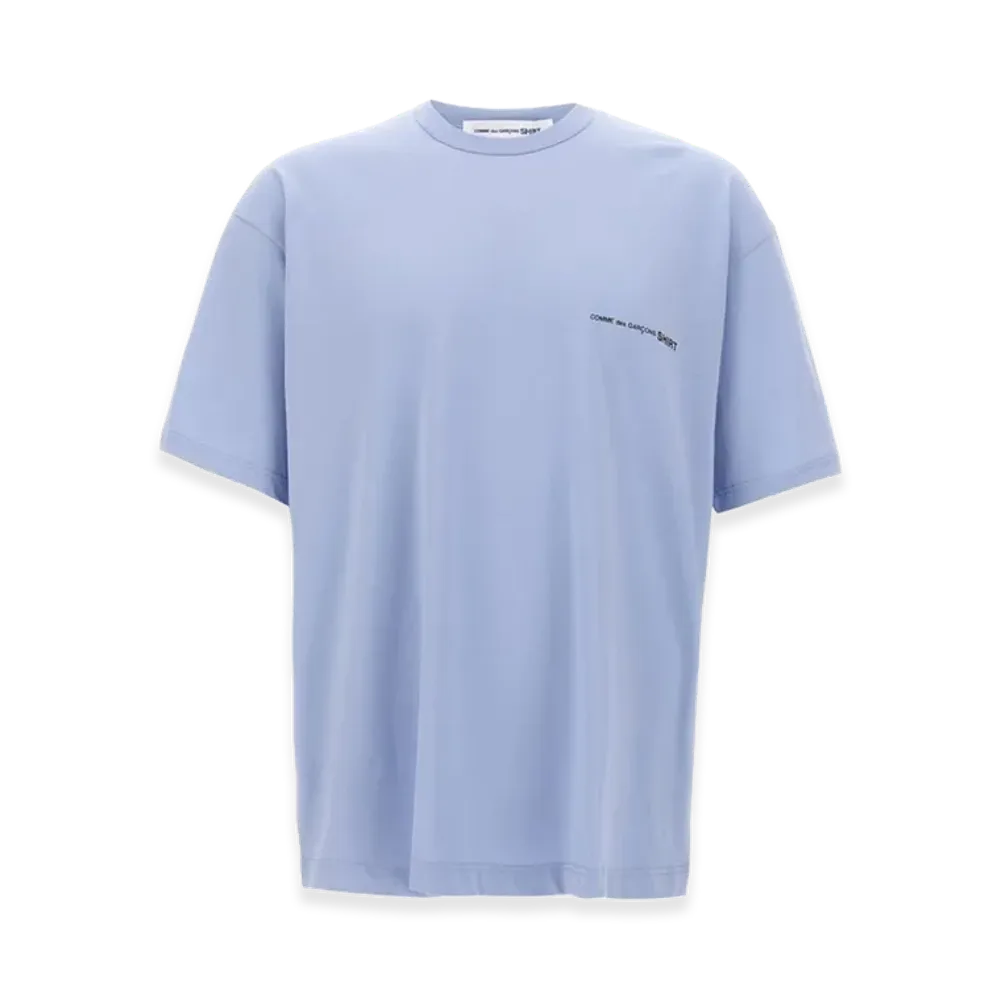 COMME des GARCONS SHIRT T-Shirt with Logo "Baby Blue"
