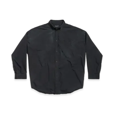 BALENCIAGA Cocoon Shirt Large Fit "Black"