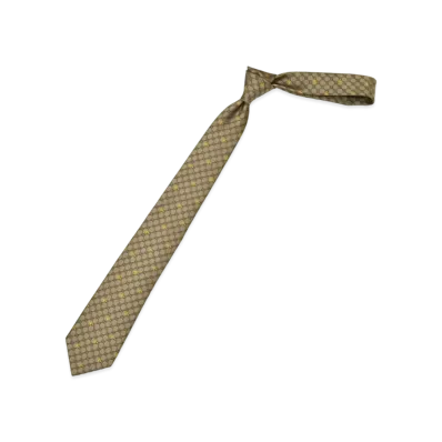 GUCCI GG Motif Narrow Tie "Beige"