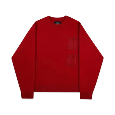 Unknown London Signature Knit Crew "Red"