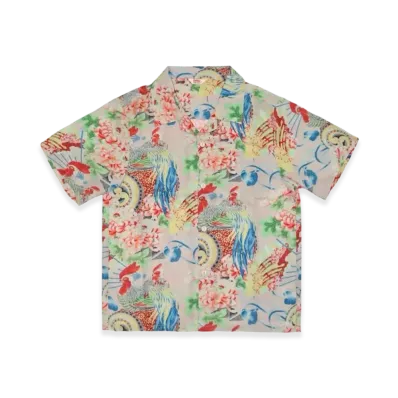 SAPEur Onagadori Print Aloha S/S Shirt "Multi"