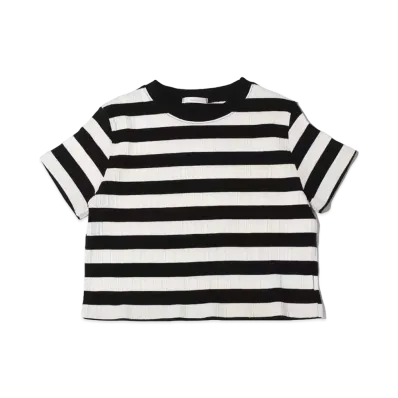 atmos pink Border Ribbed Mini T-Shirt "White"