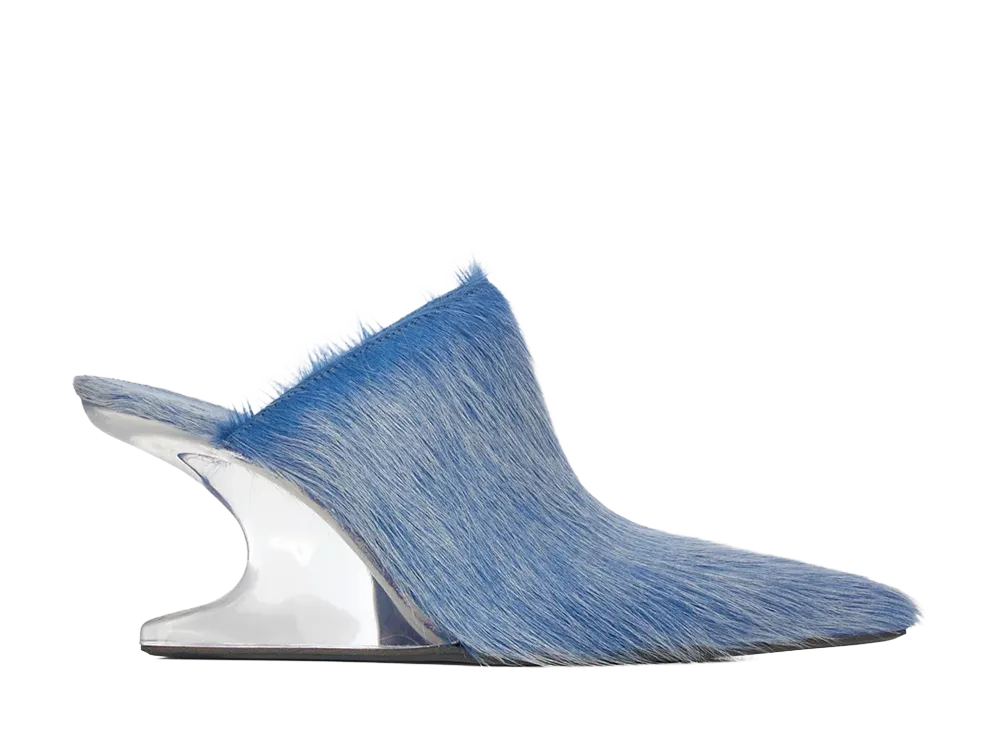 Rick Owens Women's Cantilever 8 Sabot Sharp "Nublu Melange/Clear"