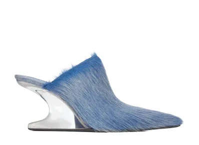 Rick Owens Women's Cantilever 8 Sabot Sharp "Nublu Melange/Clear"