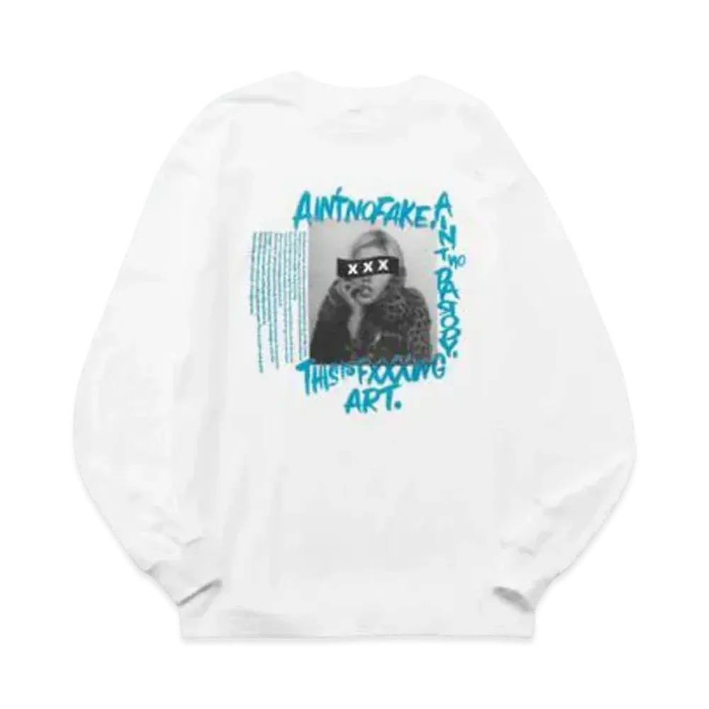 GOD SELECTION XXX LONG SLEEVE T-SHIRT GX-A21-LT-04 "White"