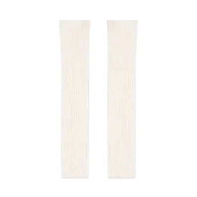 Courreges Ribbed Wool Mittens "Naturai Beige"