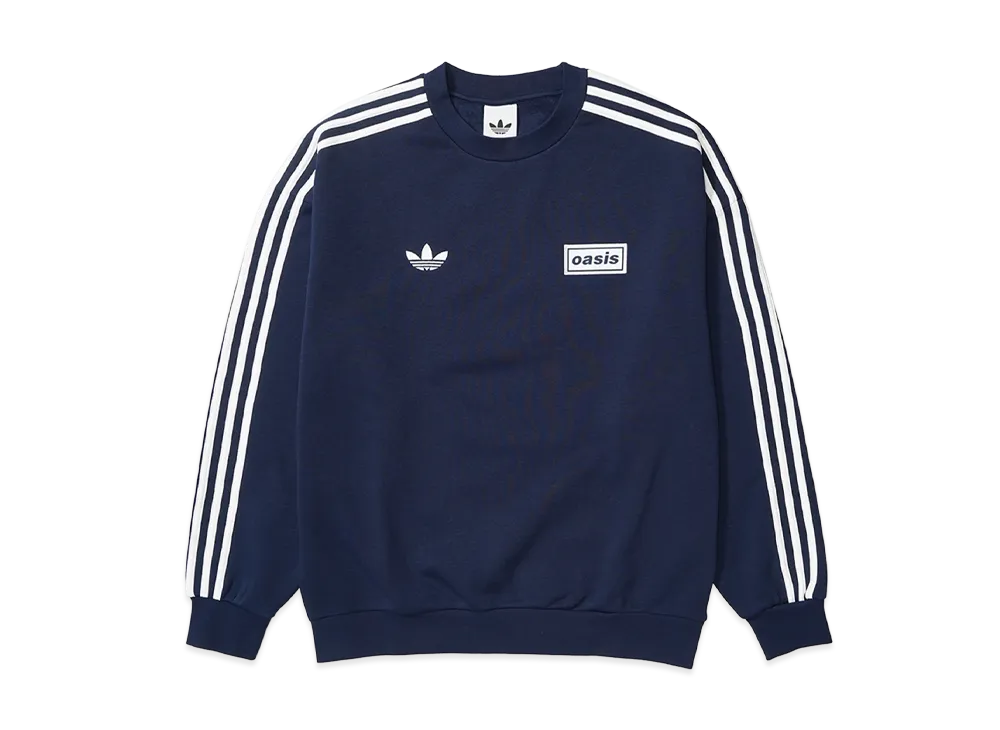 adidas x Oasis Tour Oversized Crew "Night Indigo"