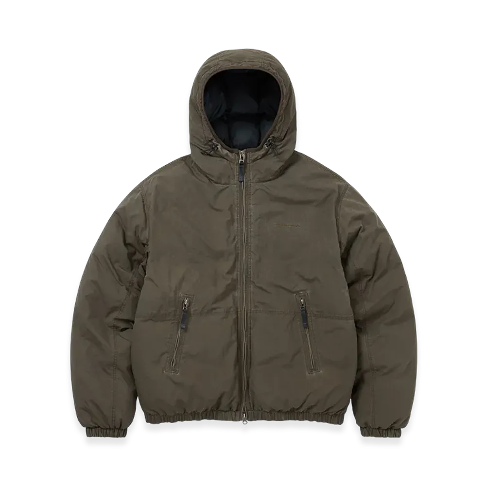 thisisneverthat Washed Down Puffer Jacket "Brown"