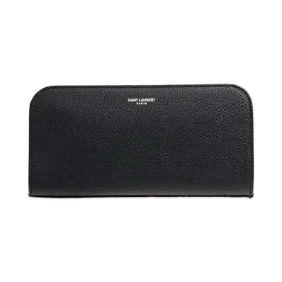 Saint Laurent Classic Full Zip Wallet "Black"