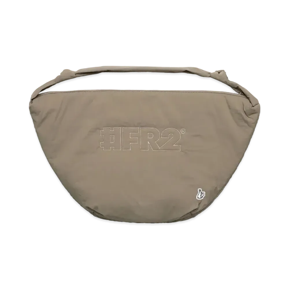 FR2 Crossbody Rabbits Quilting Nylon Bag "Khaki"