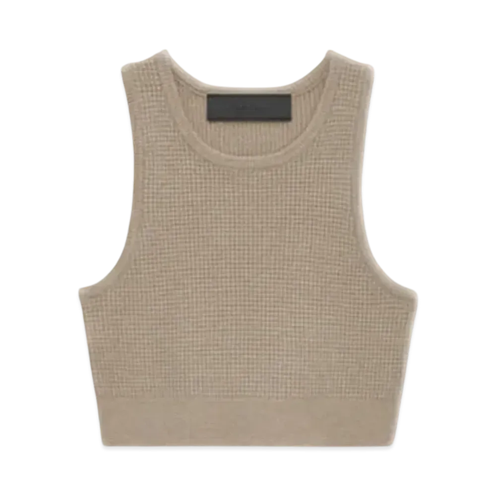 FEAR OF GOD Essentials Women's Waffle Sport Tank "Desert Sand"