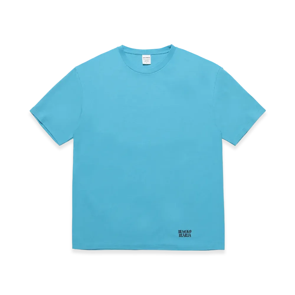 WACKO MARIA Washed Heavy Weight T-Shirt "Blue"