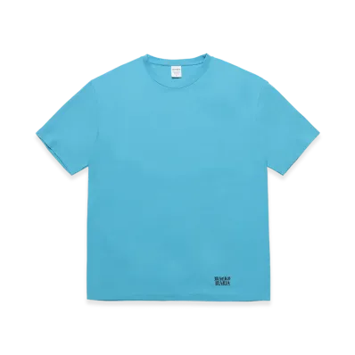 WACKO MARIA Washed Heavy Weight T-Shirt "Blue"