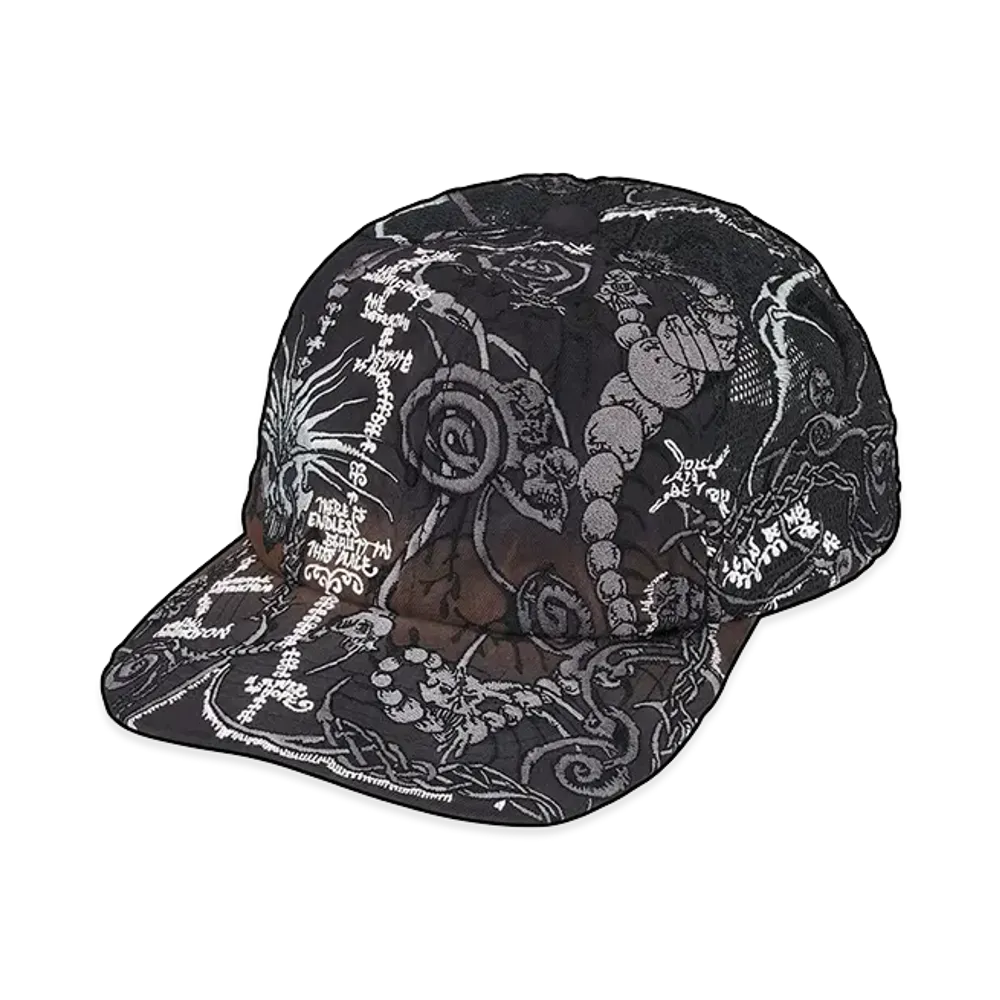 Supreme Wombat Embroidered Mesh Back 6-Panel "Black"