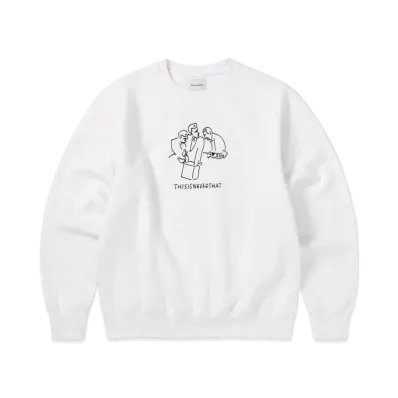 thisisneverthat x Yu Nagaba Crewneck "White"