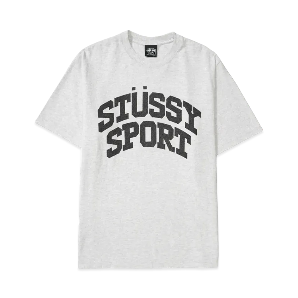 Stussy Block Sport Tee "Ash Heather"