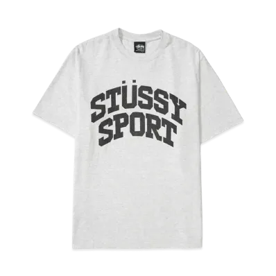 Stussy Block Sport Tee "Ash Heather"