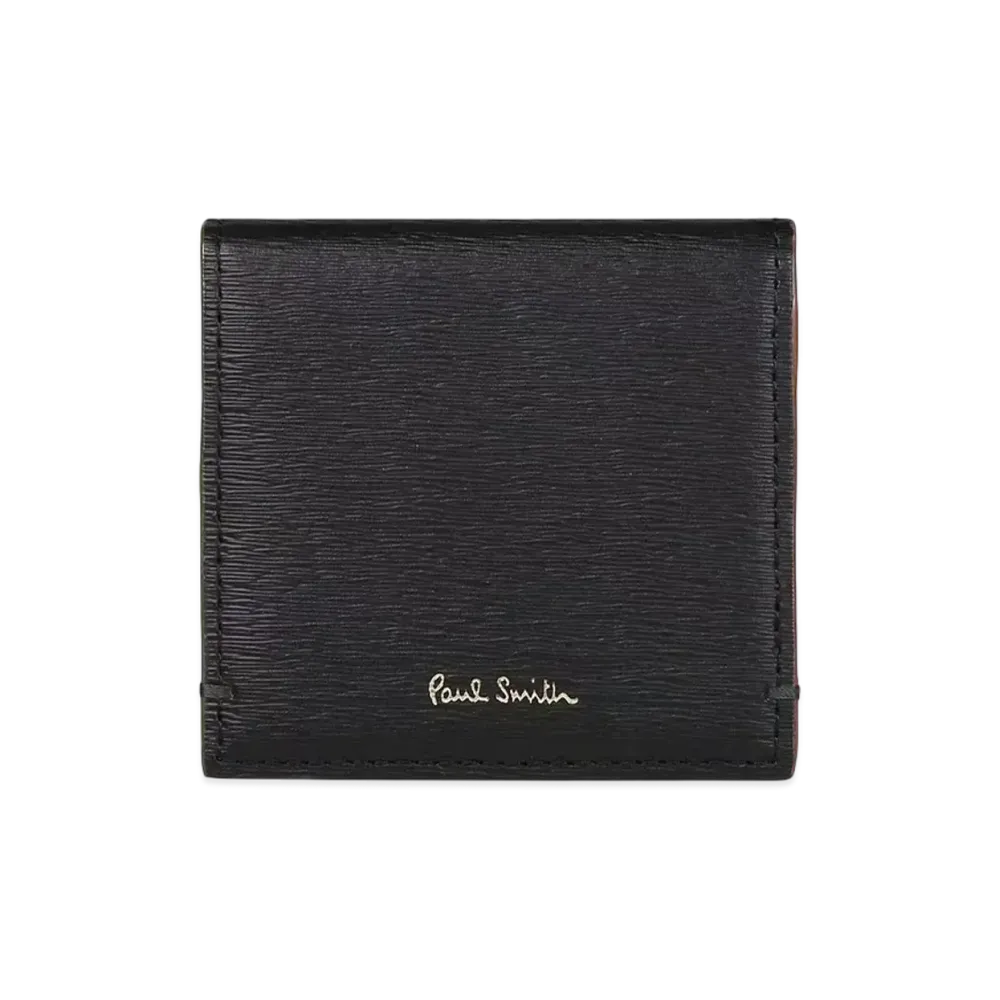 Paul Smith Colored Edge AW24 Coin Case "Black"