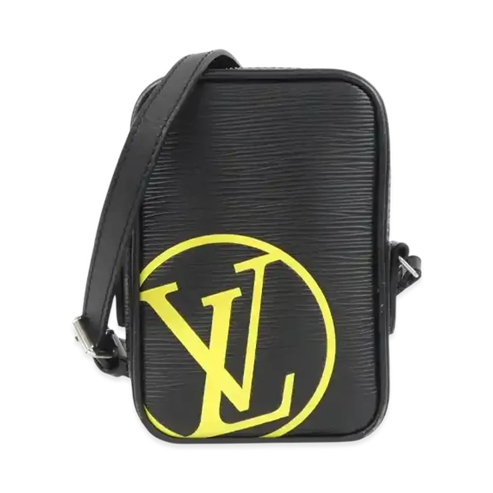 Louis Vuitton Epi LV Circle Danub PM Shoulder Bag "Noir"