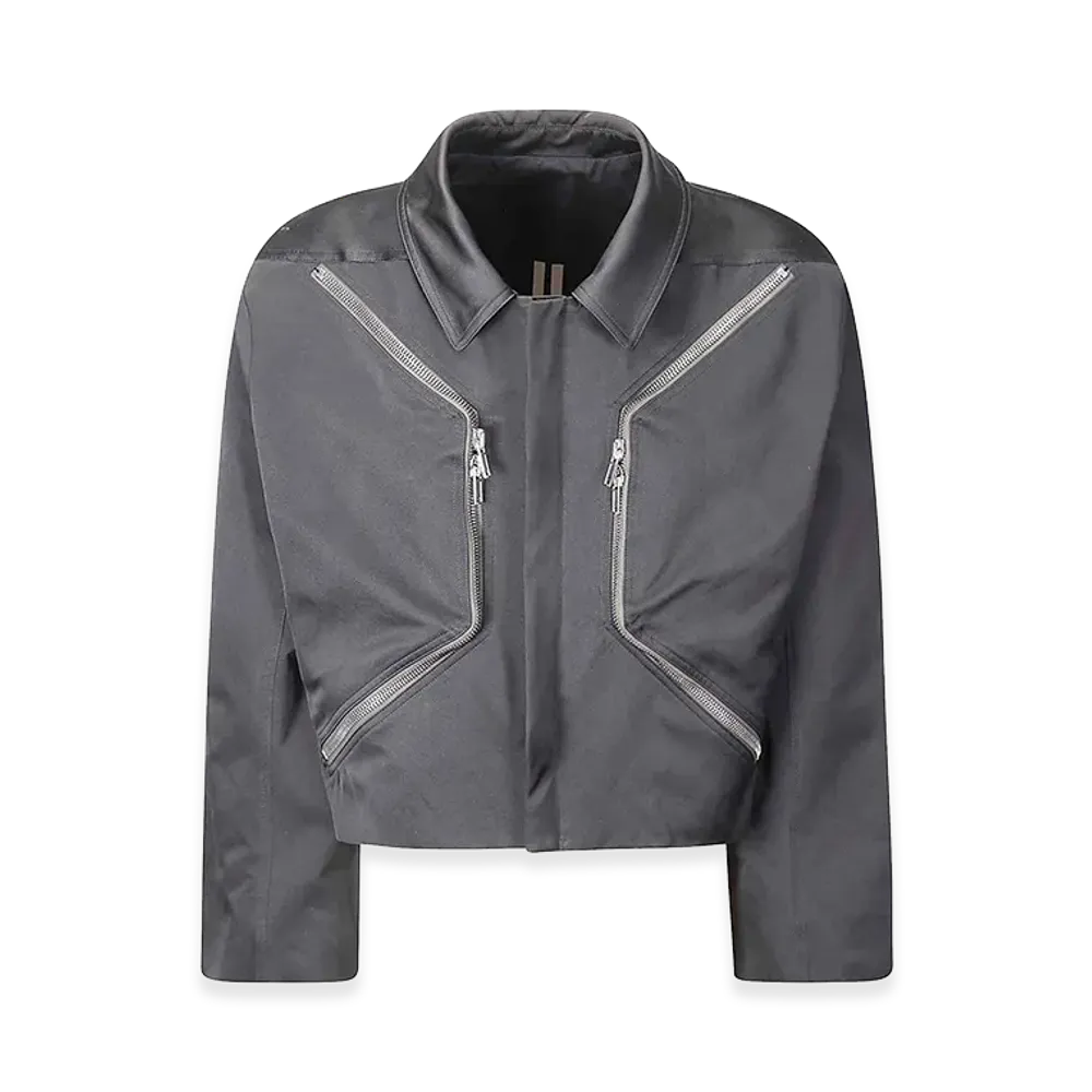 Rick Owens Women's Blixa Mac Jacket "Black"