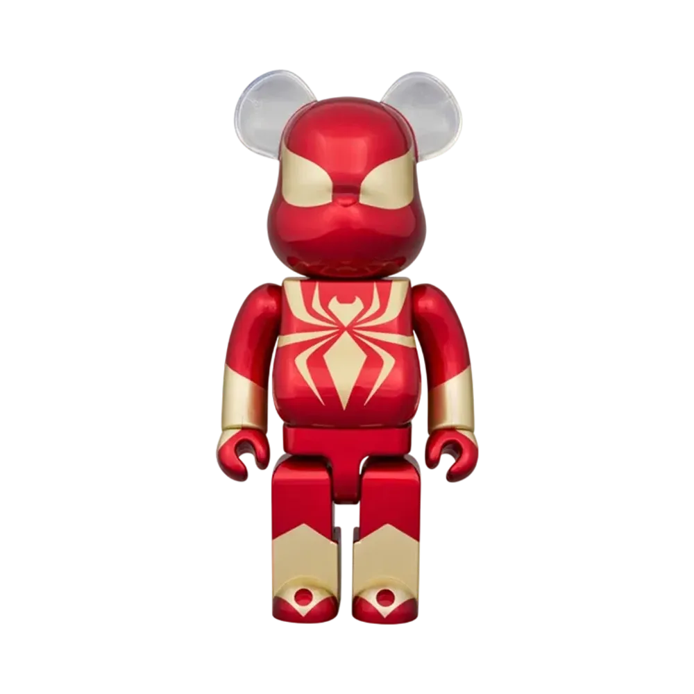 MEDICOM TOY "BEARBRICK" -THE AMAZING SPIDER-MAN- IRON SPIDER 400%
