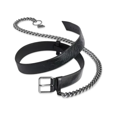 BALENCIAGA Monaco Chain Belt "Black"