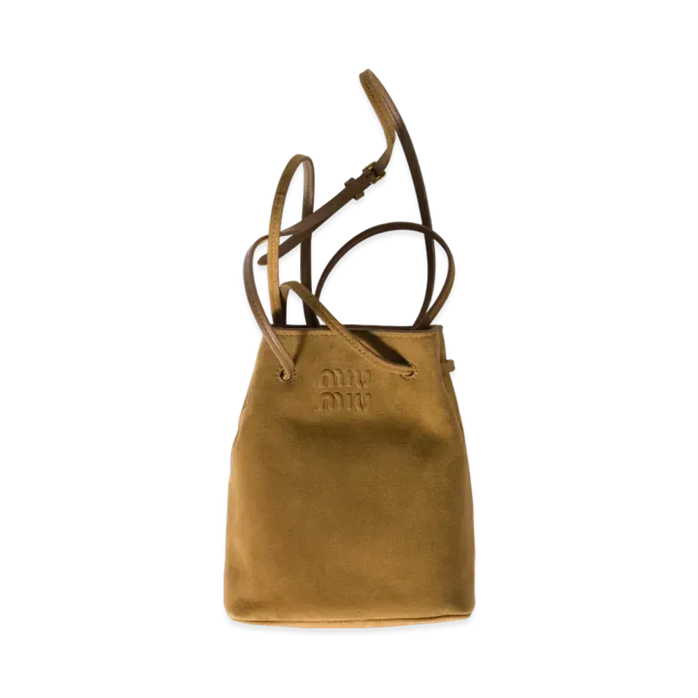 MIUMIU Suede Pouch "Olive"