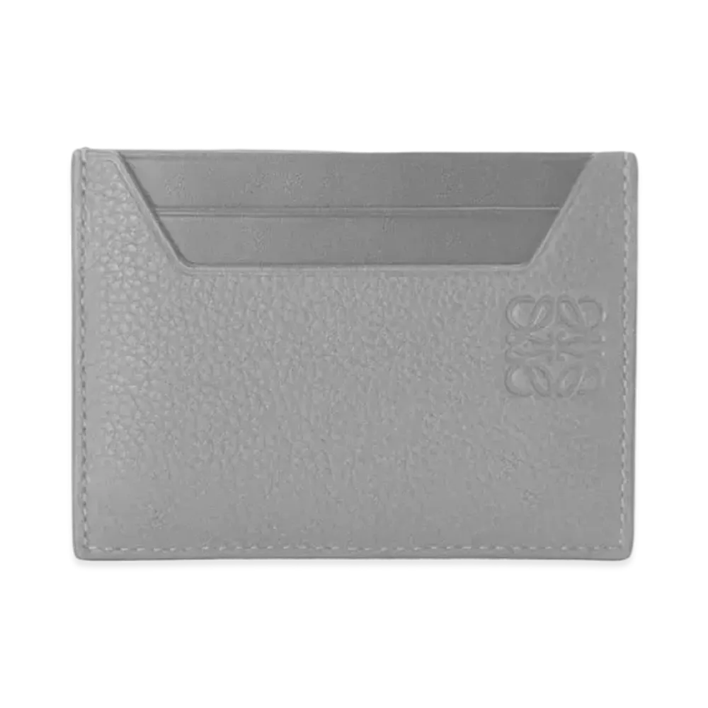 LOEWE Plain Cardholder In Soft Grained Calfskin "Anthracite"