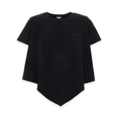 LOEWE Women's Cotton Blend Tee "Black"