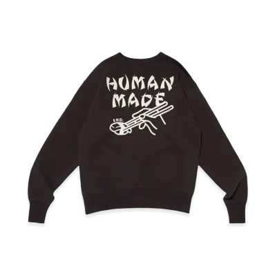 HUMAN MADE x END. Sushi Sweatshirt "Black"