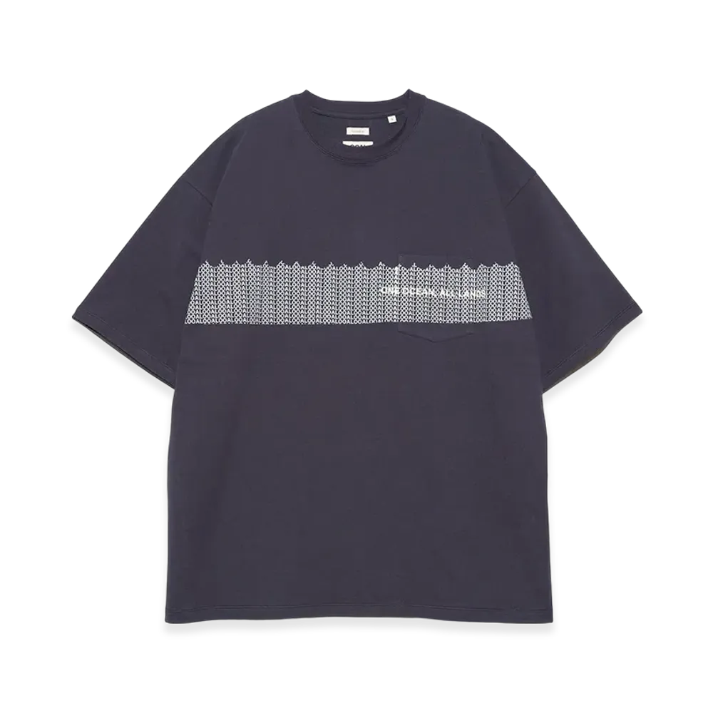 nanamica OOAL Graphic Pocket Tee "VintageNavy"