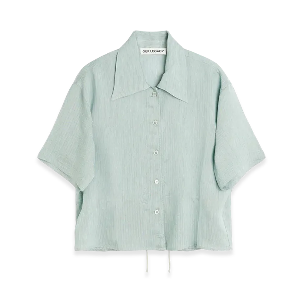 OUR LEGACY Women's Brisk Shirt "Geo Stripe Ceremonial Viscose"