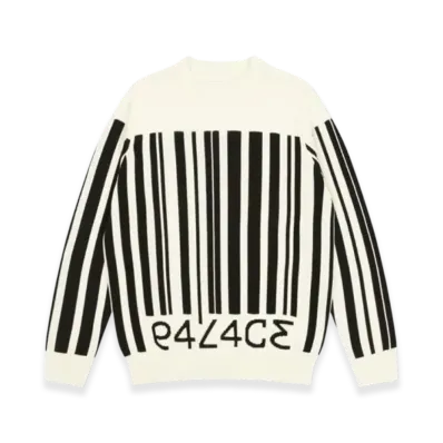PALACE Barcode Knit "White"